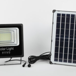 Прожектор светодиодный уличный на солн. бат. 100W, 1200 lm, 5000K, датчик движ., ПДУ ЭРА