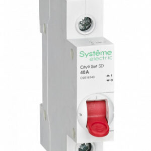 Выключатель нагрузки 1P 40А 230В, City9, Systeme Electric