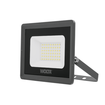 Прожектор светодиодный WFL-50W/06 5700K 4500Lm SMD IP65 180-240V серый WOLTA