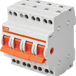 Выключатель нагрузки TDM Electric МП-63 4P 63 А трёхпозиционный