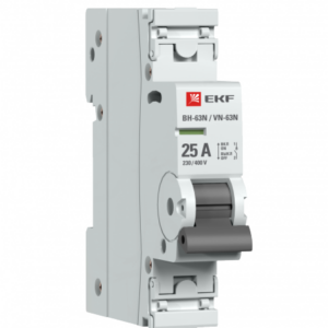 Выключатель нагрузки EKF Proxima ВН-63 1P N 25 А