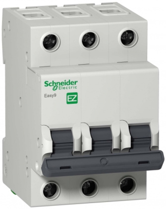 Автоматический выключатель EASY 9 3П 10A B 4,5кА 400В, Schneider Electric