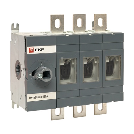 Рубильник 630A 3P ( OT630F3) без рукоятки управления TwinBlock EKF