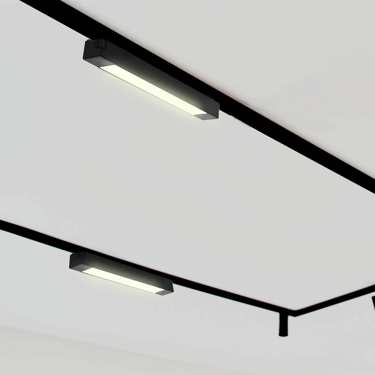 Трековые светильники LED шино-трековые системы для магазинов и выставочных залов на Дальнем Востоке